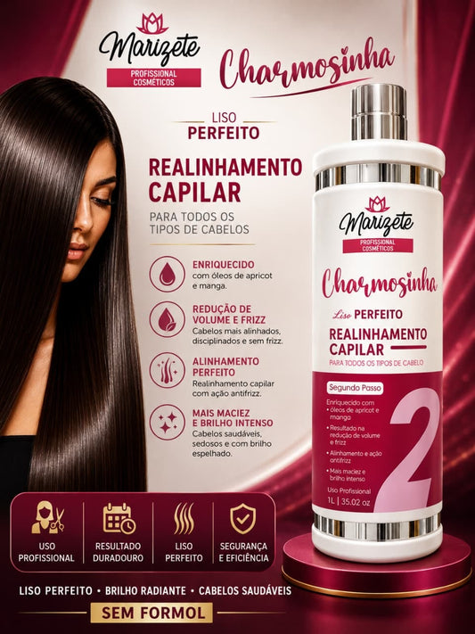 Marizete Charmosinha - Liso Perfeito Realinhamento Capilar 2º Passo (1L)